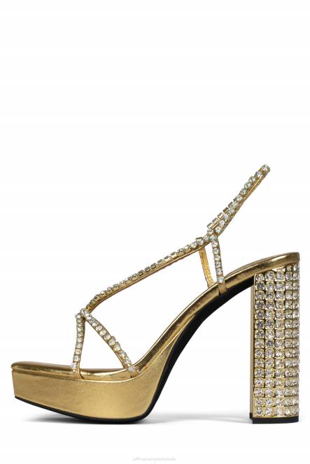 Jeffrey Campbell nuite NDHB1155 platform sandaal goud Zilver vrouwen