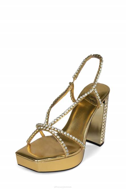 Jeffrey Campbell nuite NDHB1155 platform sandaal goud Zilver vrouwen