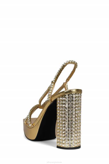 Jeffrey Campbell nuite NDHB1155 platform sandaal goud Zilver vrouwen