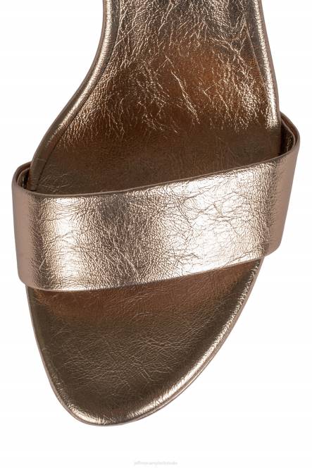 Jeffrey Campbell oraura NDHB1196 platform sandaal rosé goud metallic vrouwen