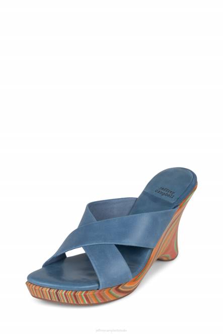 Jeffrey Campbell paradijs NDHB1184 platform sandaal blauw vrouwen