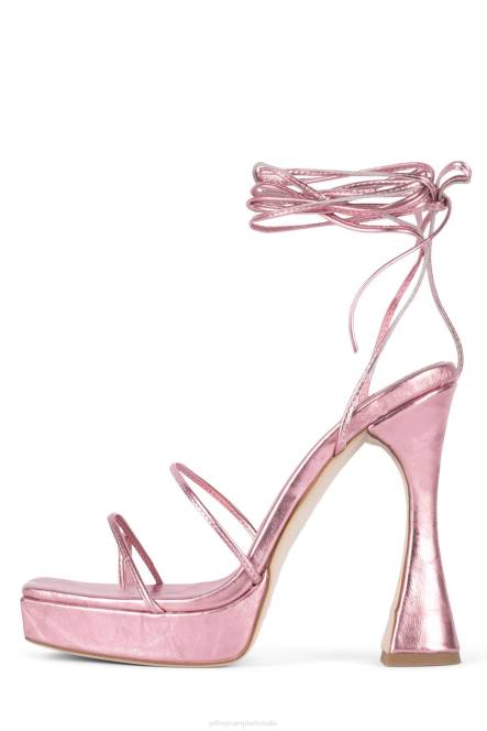 Jeffrey Campbell primadonna NDHB1083 platform sandaal roze metaal vrouwen