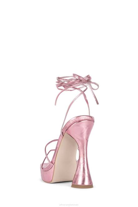 Jeffrey Campbell primadonna NDHB1083 platform sandaal roze metaal vrouwen