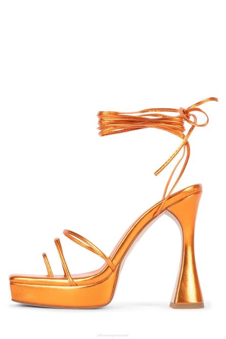 Jeffrey Campbell primadonna NDHB1176 platform sandaal geel goud vrouwen