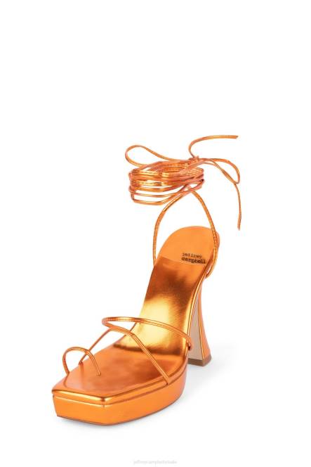 Jeffrey Campbell primadonna NDHB1176 platform sandaal geel goud vrouwen