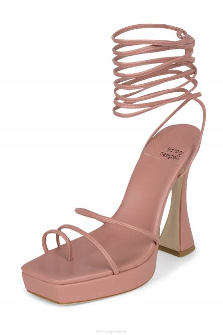 Jeffrey Campbell primadonna NDHB1179 platform sandaal stoffig roze vrouwen