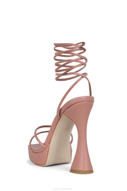 Jeffrey Campbell primadonna NDHB1179 platform sandaal stoffig roze vrouwen