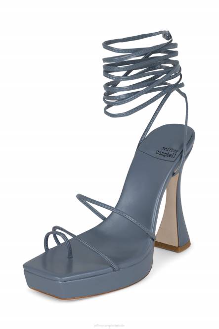 Jeffrey Campbell primadonna NDHB1180 platform sandaal stoffig blauw vrouwen