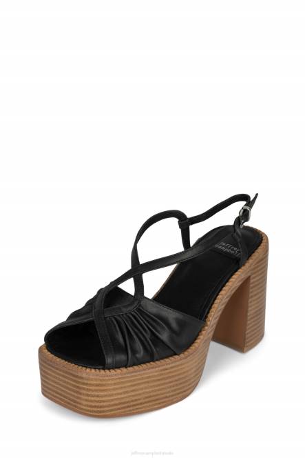 Jeffrey Campbell rock'n'roll NDHB1058 platform sandaal zwart vrouwen