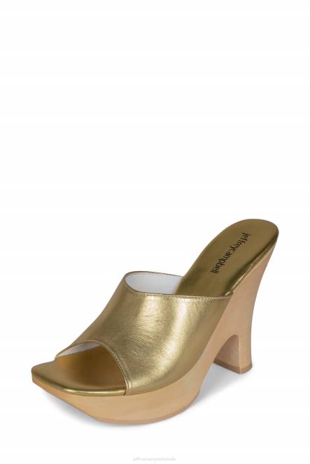 Jeffrey Campbell roxi NDHB1127 platform sandaal goud vrouwen