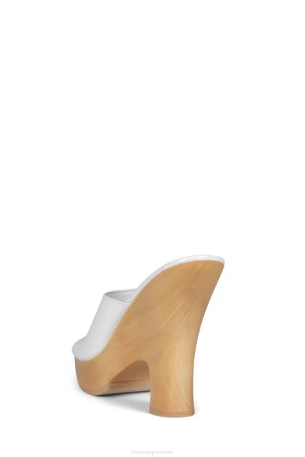 Jeffrey Campbell roxi NDHB1129 platform sandaal wit patent vrouwen