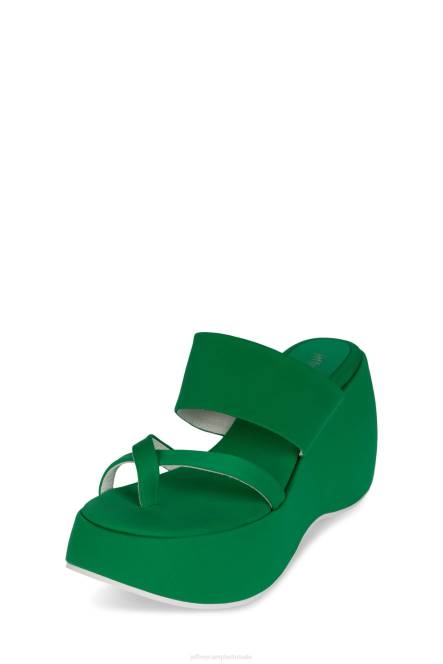 Jeffrey Campbell sfeer-2 NDHB1147 platform sandaal groen neopreen vrouwen