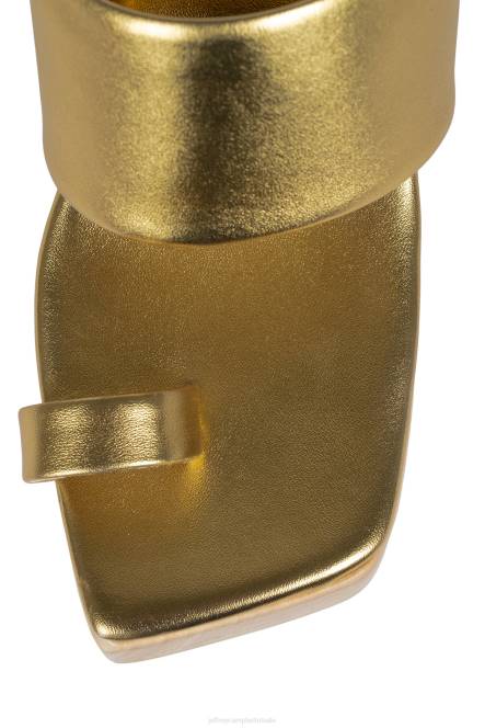 Jeffrey Campbell trapeze NDHB1073 platform sandaal goud vrouwen