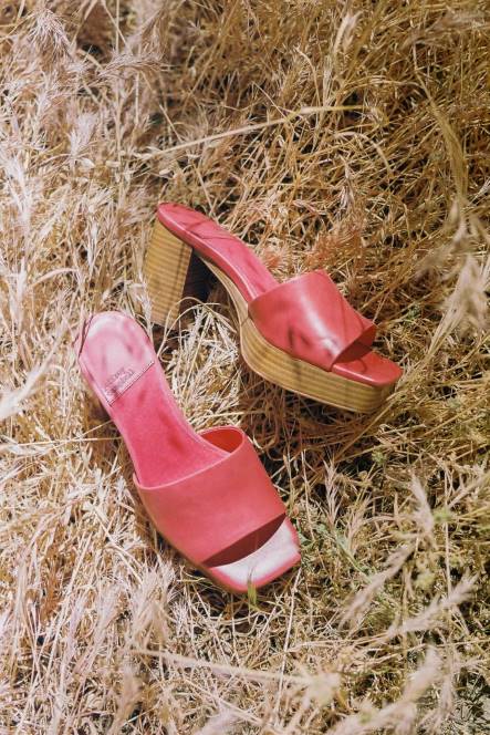 Jeffrey Campbell tresor NDHB1125 platform sandaal rode natuurlijke stapel vrouwen