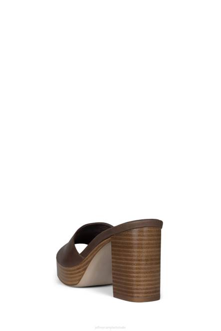Jeffrey Campbell tresor NDHB1126 platform sandaal taupe natuurlijke stapel vrouwen