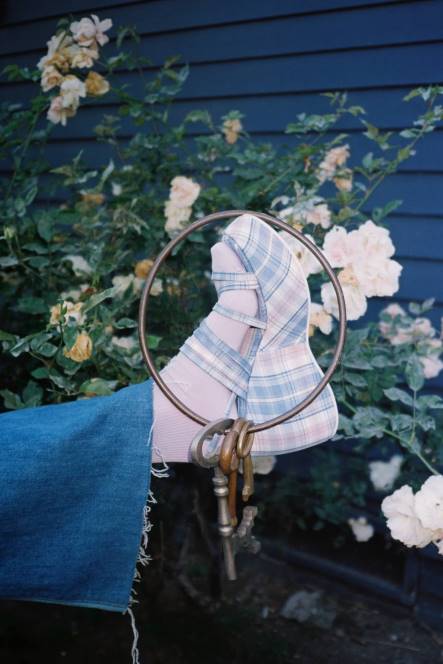 Jeffrey Campbell vibez NDHB1121 platform sandaal blauwe plaid vrouwen
