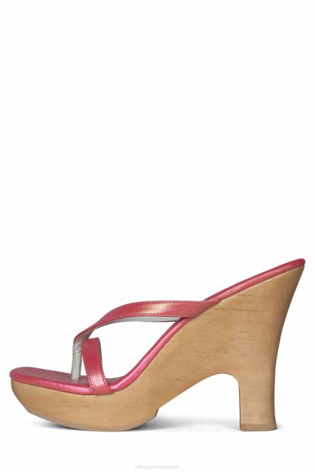 Jeffrey Campbell vosje NDHB1101 platform sandaal roze iriserend vrouwen