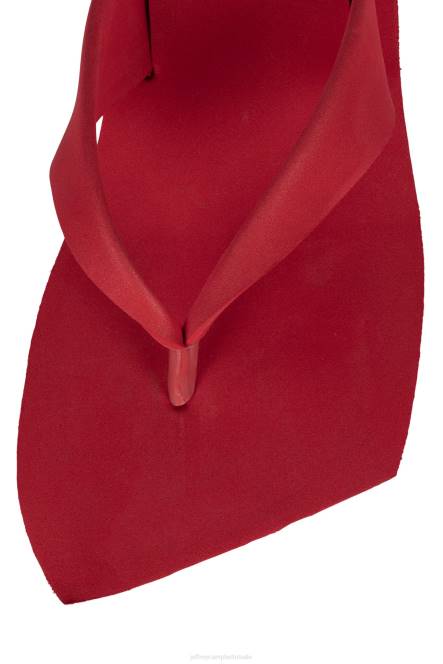 Jeffrey Campbell y2k NDHB1201 platform sandaal rood Wit vrouwen