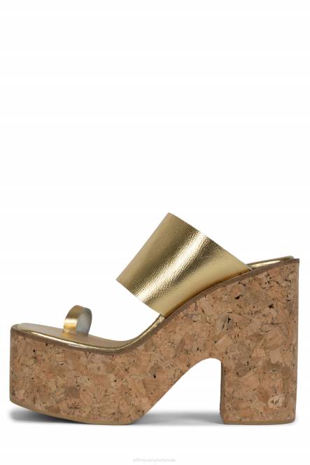 Jeffrey Campbell yesmina-st NDHB1143 platform sandaal goud vrouwen