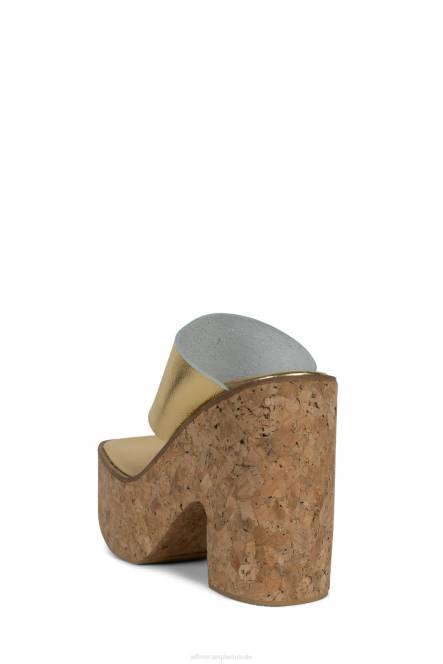 Jeffrey Campbell yesmina-st NDHB1143 platform sandaal goud vrouwen