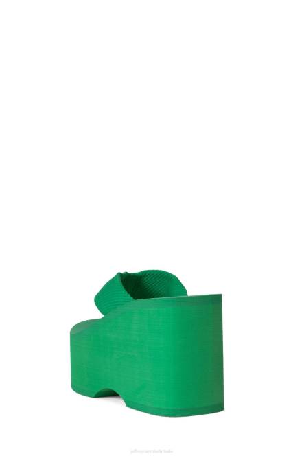 Jeffrey Campbell zwaaien NDHB149 platform sandaal groente vrouwen