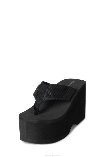 Jeffrey Campbell zwaaien NDHB151 platform sandaal zwart vrouwen