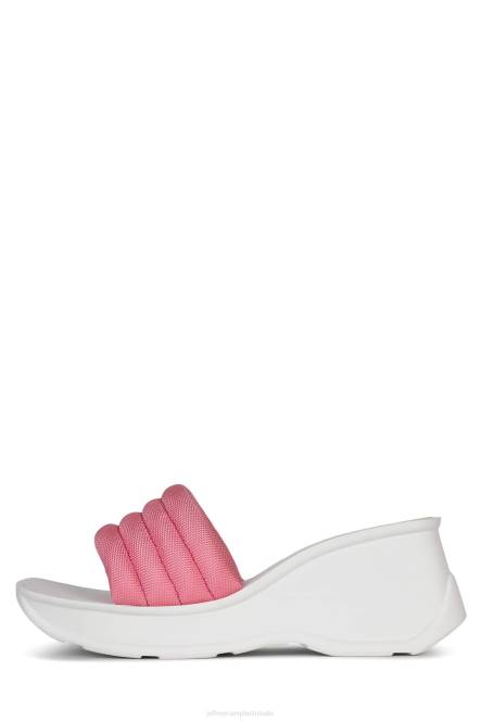Jeffrey Campbell zwerver NDHB926 platform sandaal roze wit vrouwen