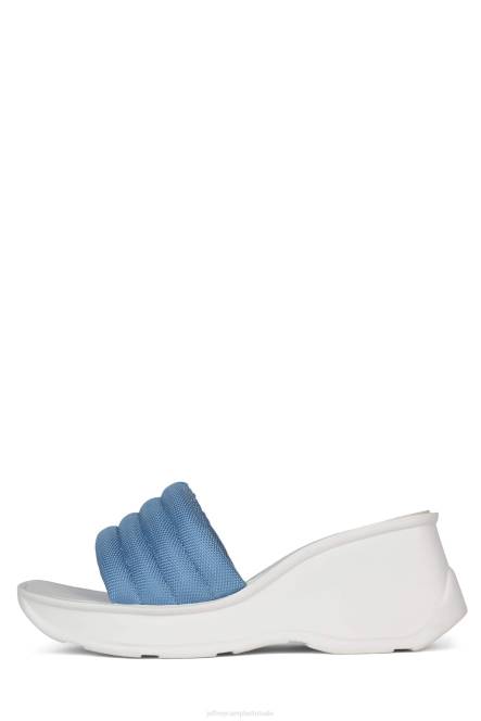 Jeffrey Campbell zwerver NDHB928 platform sandaal blauw Wit vrouwen
