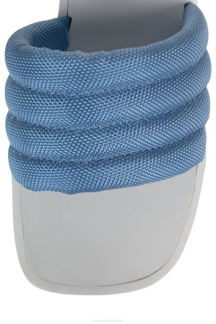 Jeffrey Campbell zwerver NDHB928 platform sandaal blauw Wit vrouwen